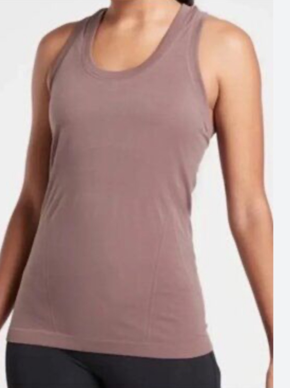 Athleta Taupe/brown Racerback Tank Top